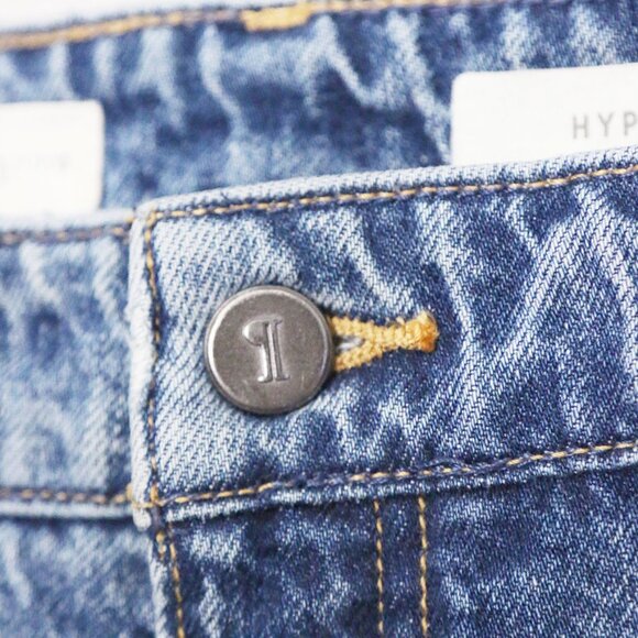 Anthropologie Pilcro and the Letterpress Hyphen Boy Fit Fringe Crop Jeans 27 - Picture 11 of 16